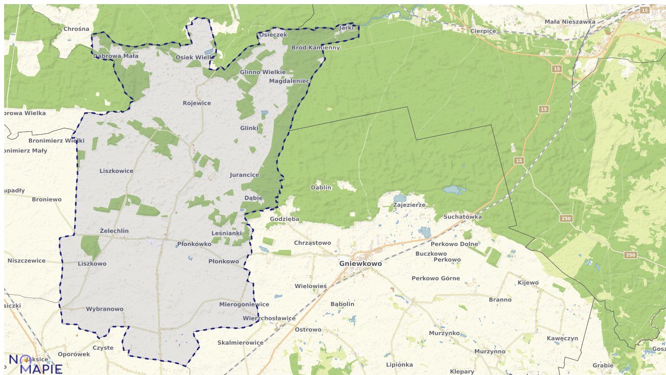 Mapa wyborów do sejmu Rojewo